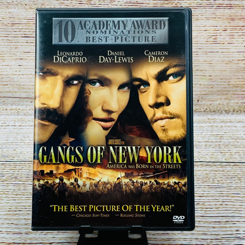 Gangs of New York [2002 DVD] Leonardo DiCaprio Daniel Day-Lewis Cameron‎ Diaz